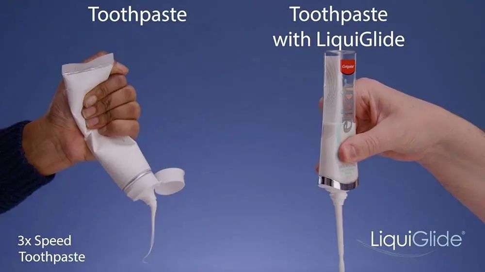 再也不用「擠牙膏」，高露潔換上的「潤滑劑」包裝，讓牙膏從此一滴不剩